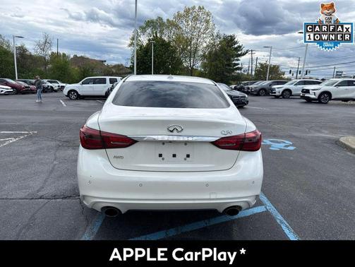 Majestic White 2023 INFINITI Q50 3.0t LUXE
