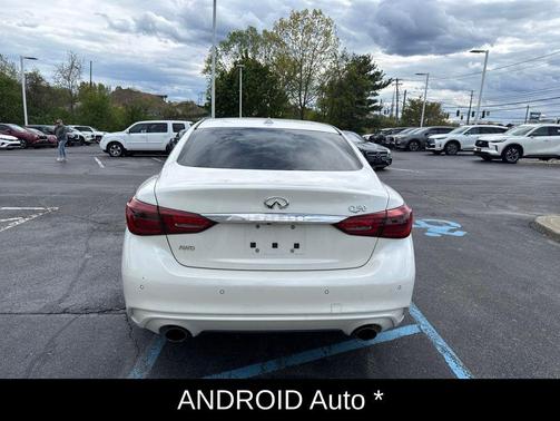 Majestic White 2023 INFINITI Q50 3.0t LUXE