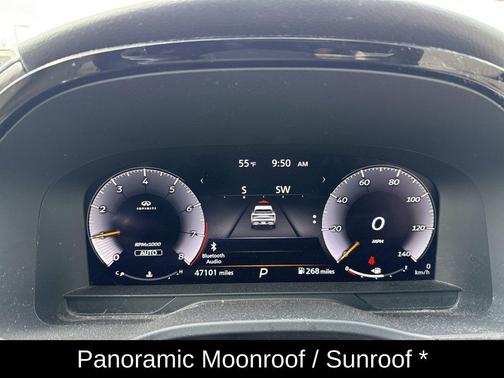 Warm Titanium 2022 INFINITI QX60 Luxe