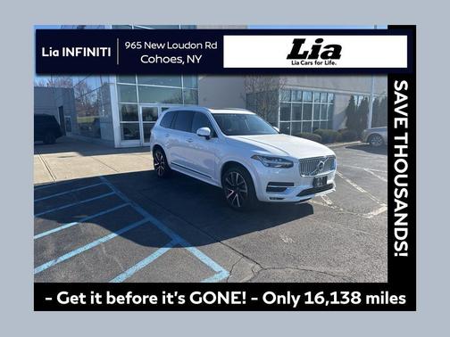 Crystal White Metallic 2025 Volvo XC90 B5 Plus