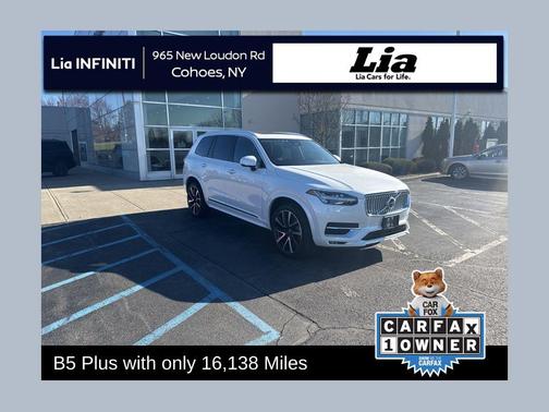 Crystal White Metallic 2025 Volvo XC90 B5 Plus