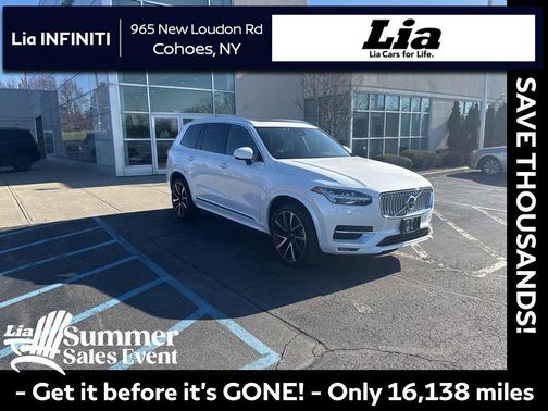 Crystal White Metallic 2025 Volvo XC90 B5 Plus