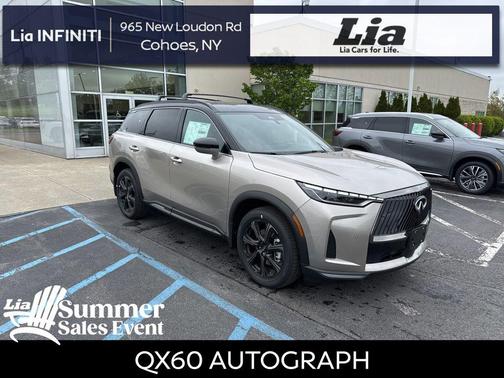 Warm Titanium/Black Obsidian 2027 INFINITI QX60 AUTOGRAPH