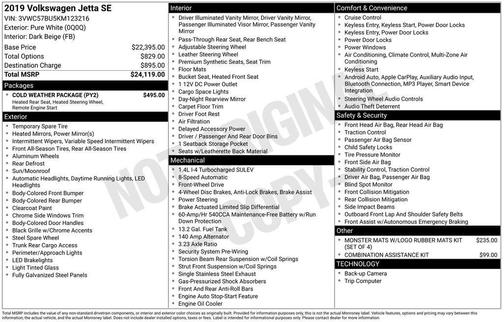 2019 Volkswagen Jetta 1.4T SE