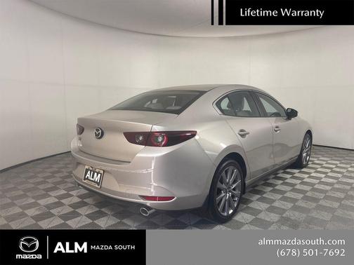 Platinum Quartz Metallic 2026 Mazda Mazda3 FWD w/Preferred Package