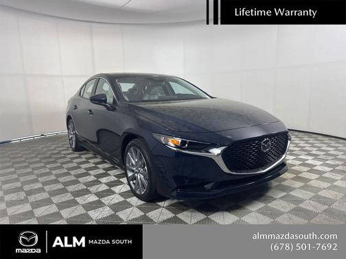 Deep Crystal Blue Mica 2026 Mazda Mazda3 FWD w/Preferred Package