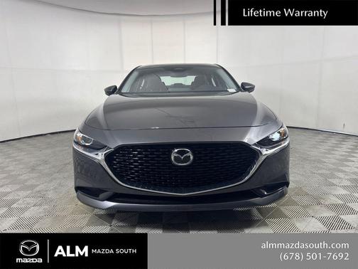 Machine Gray Metallic 2026 Mazda Mazda3 FWD w/Preferred Package