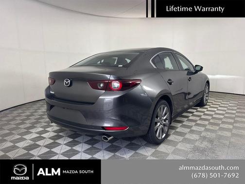Machine Gray Metallic 2026 Mazda Mazda3 FWD w/Preferred Package