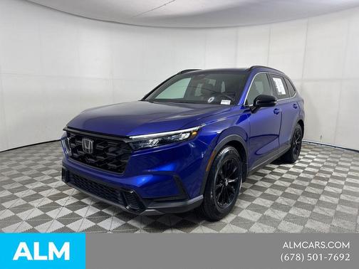 Blue 2024 Honda CR-V Hybrid Sport FWD