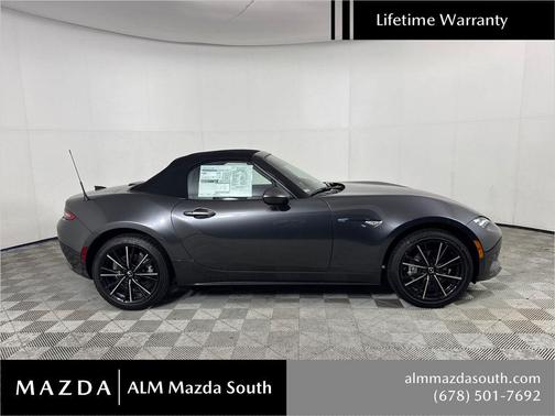 Machine Gray Metallic 2026 Mazda MX-5 Miata Grand Touring