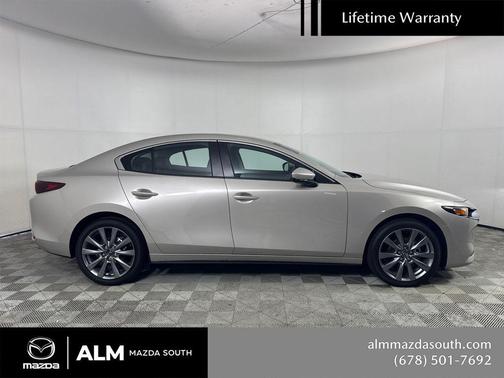 Platinum Quartz Metallic 2026 Mazda Mazda3 FWD w/Preferred Package