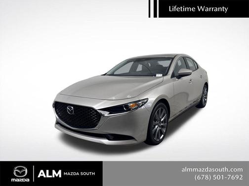 Platinum Quartz Metallic 2026 Mazda Mazda3 FWD w/Preferred Package