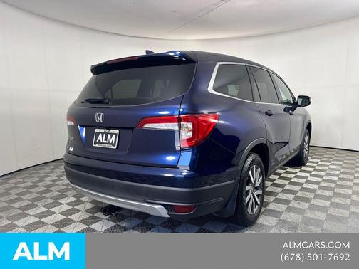 Blue 2022 Honda Pilot 2WD EX-L