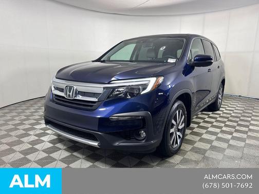 Blue 2022 Honda Pilot 2WD EX-L