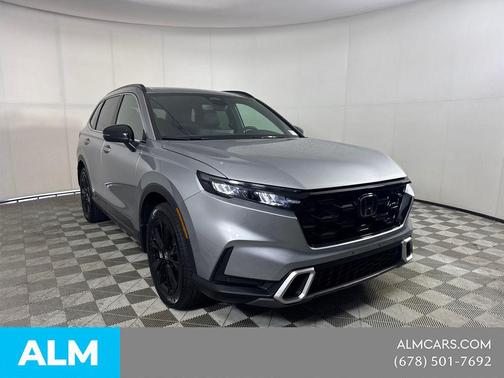 Lunar Silver Metallic 2024 Honda CR-V Hybrid Sport Touring AWD