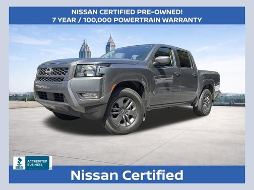 Gun Metallic 2025 Nissan Frontier SV