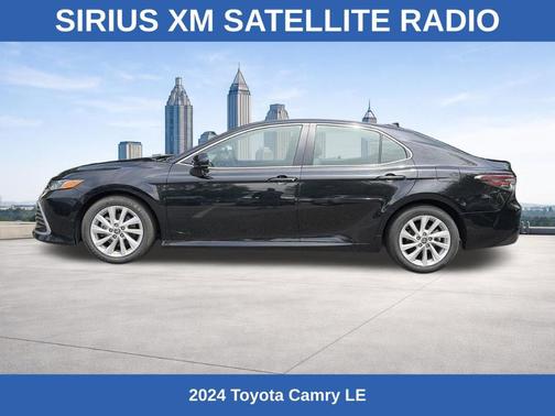 Midnight Black Metallic 2024 Toyota Camry LE