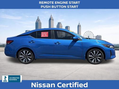Electric Blue Metallic 2025 Nissan Sentra SV