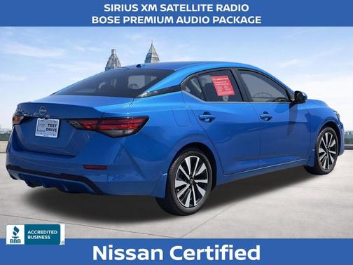 Electric Blue Metallic 2025 Nissan Sentra SV