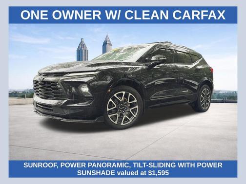 Black 2025 Chevrolet Blazer RS