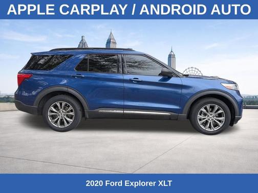 Blue Metallic 2020 Ford Explorer XLT