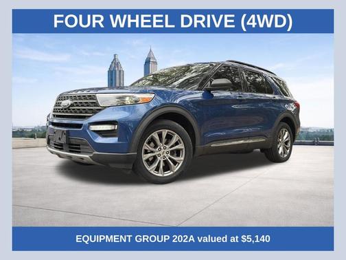 Blue Metallic 2020 Ford Explorer XLT