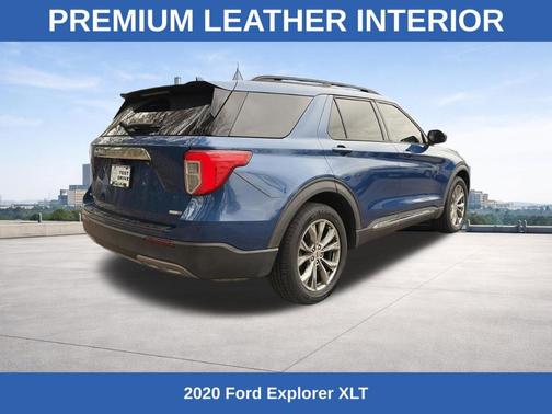 Blue Metallic 2020 Ford Explorer XLT