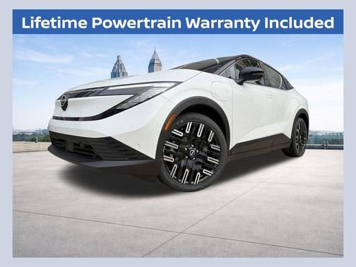 White / Black 2026 Nissan Leaf PLATINUM+