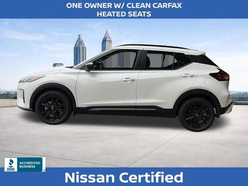 Aspen White 2023 Nissan Kicks SR