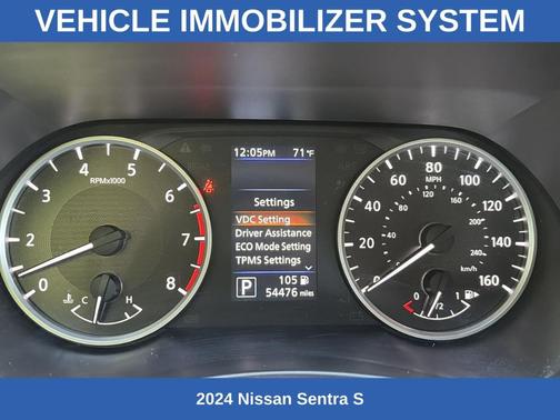 Black 2024 Nissan Sentra S