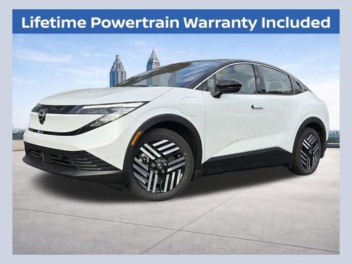 White / Black 2026 Nissan Leaf SV+