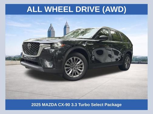 Jet Black Mica 2025 Mazda CX-90 SE