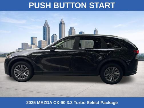 Jet Black Mica 2025 Mazda CX-90 SE
