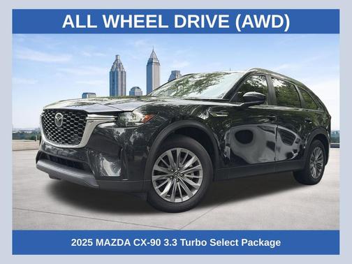 Jet Black Mica 2025 Mazda CX-90 SE