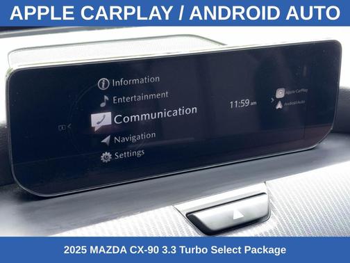 Jet Black Mica 2025 Mazda CX-90 SE
