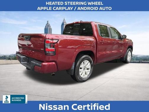 Cardinal Red Metallic 2024 Nissan Frontier SV