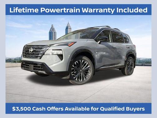 Boulder Gray Metallic 2026 Nissan Rogue Platinum