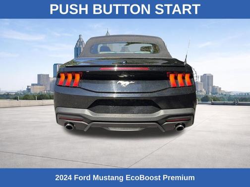 Shadow Black 2024 Ford Mustang EcoBoost Premium