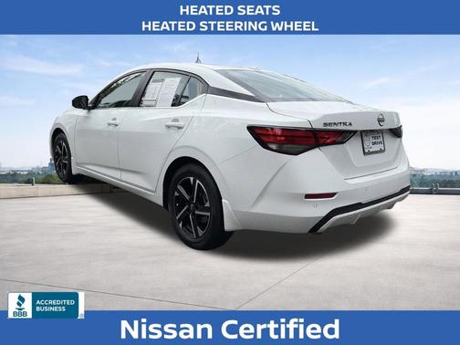 Cloud White 2025 Nissan Sentra SV