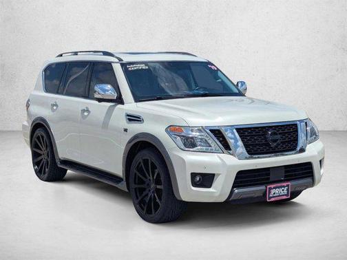 Pearl White Tricoat 2019 Nissan Armada SL