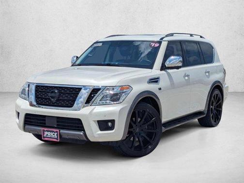 Pearl White Tricoat 2019 Nissan Armada SL