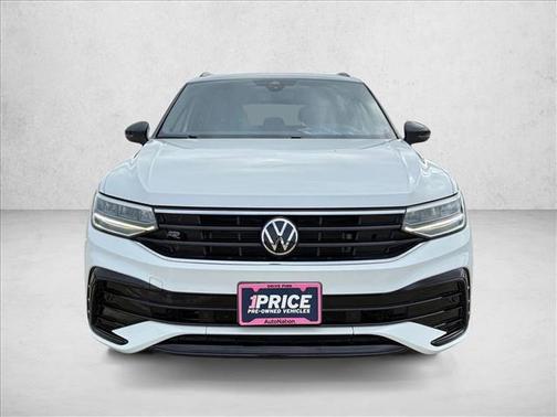 Opal White Pearl 2023 Volkswagen Tiguan 2.0T SE R-Line Black