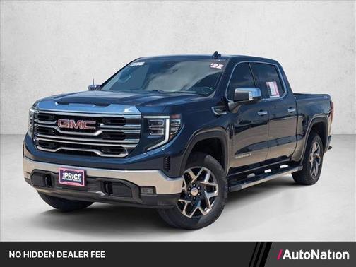 Pacific Blue Metallic 2022 GMC Sierra 1500 SLT