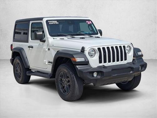 Bright White Clearcoat 2024 Jeep Wrangler Sport S