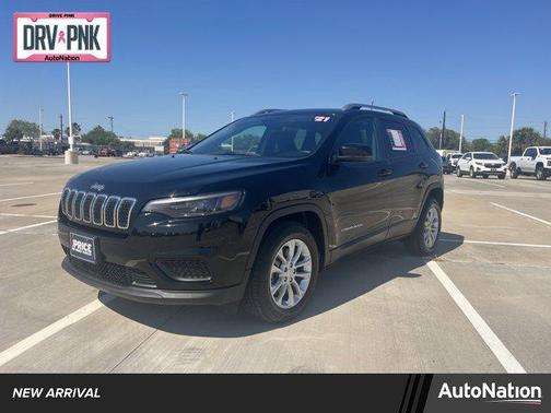 Diamond Black Crystal Pearlcoat 2021 Jeep Cherokee Latitude