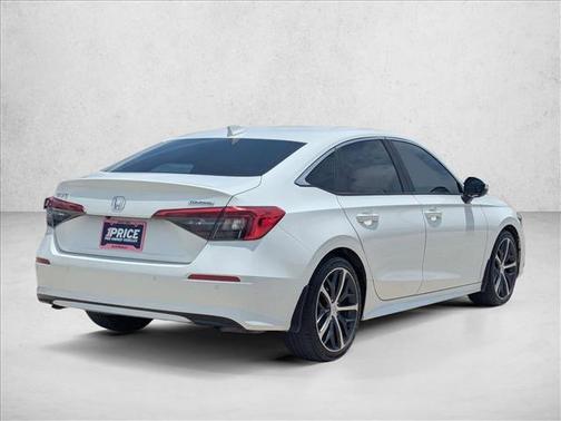 Platinum White Pearl 2024 Honda Civic Touring