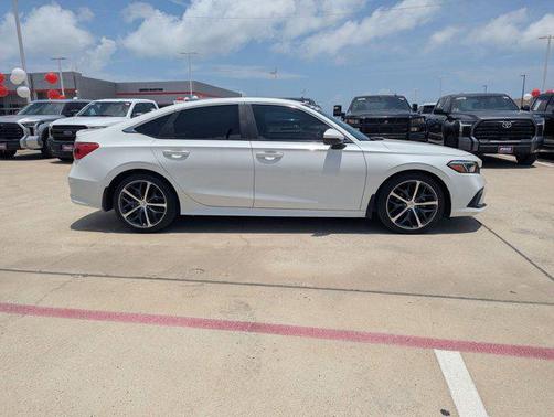 Platinum White Pearl 2024 Honda Civic Touring