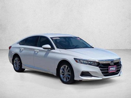 Platinum White Pearl 2021 Honda Accord LX 1.5T