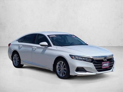 Platinum White Pearl 2021 Honda Accord LX 1.5T