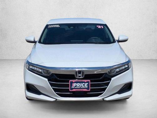 Platinum White Pearl 2021 Honda Accord LX 1.5T